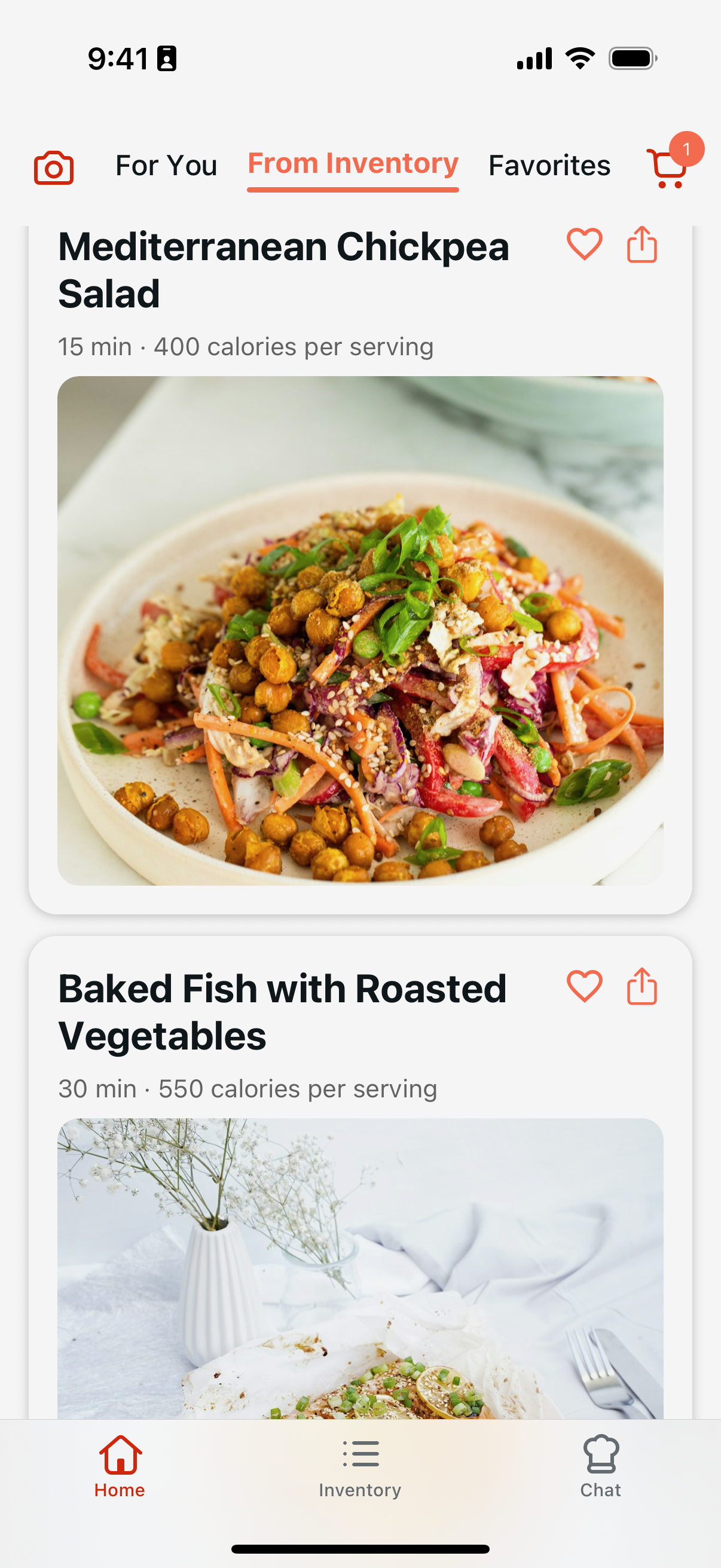 ChefPal App Interface